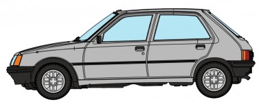 REE Modeles CB-148 Peugeot 205 GE grau-met. 
