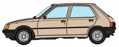 REE Modeles CB-150 Peugeot 205 GE beige (Voiture)  