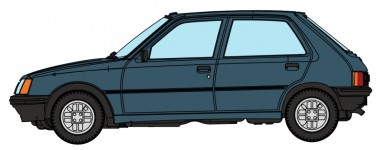 REE Modeles CB-152 Peugeot 205 GE blau 
