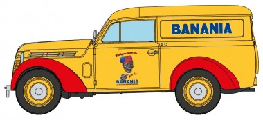 REE Modeles CB-171 Renault Juvaquatre Fourgon Banania 