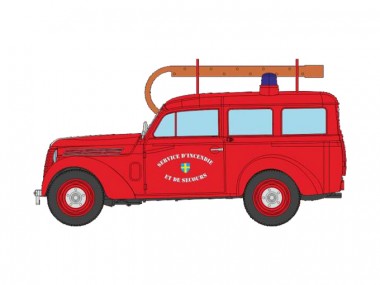 REE Modeles CB-204 Renault Juvaquatre Break "Pompier 