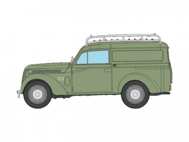 REE Modeles CB-209 Renault Juvaquatre Fourgon grün 