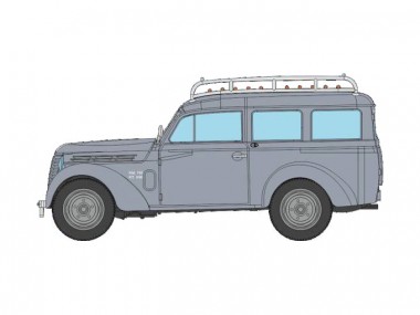 REE Modeles CB-211 Renault Juvaquatre Familiale grau 