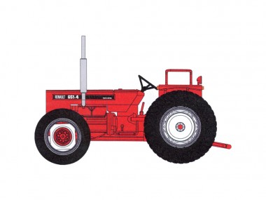 REE Modeles CB-215 Renault 651 Allrad rot (1973) 