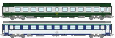 REE Modeles JM-046 SNCF Personenwagen-Set 2-tlg. Ep.4 