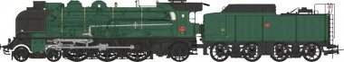 REE Modeles MB-182 SNCF Dampflok 1-231 K 22 