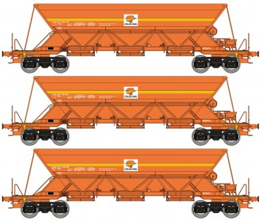 REE Modeles NW-271 SNCF Selbstentladewagen-Set 3-tlg. Ep.6 