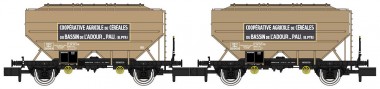 REE Modeles NW-306 SNCF Getreidewagen-Set 2-tlg. Ep.3 