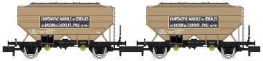 REE Modeles NW-306 SNCF Getreidewagen-Set 2-tlg. Ep.3 