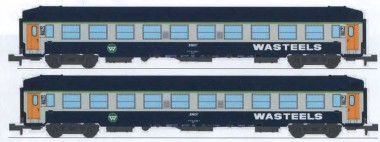 REE Modeles NW-348 Wasteels Schlafwagen-Set 2-tlg UIC Ep4/5 
