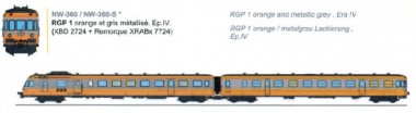 REE Modeles NW-360S SNCF Triebzug RGP 1 XBD2724 2-tlg. Ep.4 