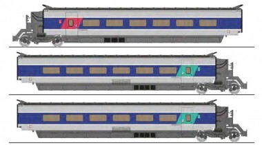 REE Modeles TGV-015SAC SNCF TGV PSE Ergänzung 3-tlg. Ep.5/6 AC 