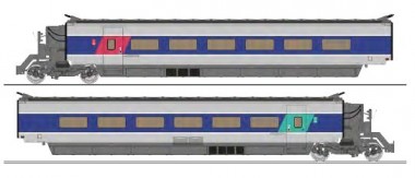 REE Modeles TGV-016 SNCF TGV PSE Ergänzung 2-tlg. Ep.5/6 
