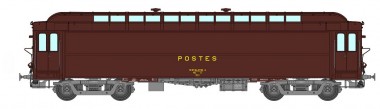 REE Modeles VB-254 SNCF PTT Postwagen 16m PEZ Ep.4 