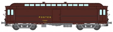 REE Modeles VB-257 SNCF PTT Postwagen 16m PEZ Ep.4 