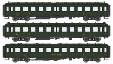 REE Modeles VB-371 SNCF Personenwagen-Set 3-tlg. Ep.3b 