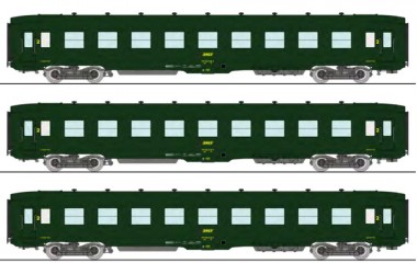 REE Modeles VB-405 SNCF Liegwagen-Set DEV AO 3-tlg Ep.4 