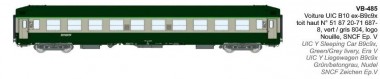 REE Modeles VB-485 SNCF Schlafwagen UIC Ep.5 