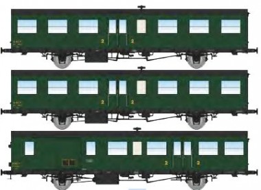 REE Modeles VB-540 SO Personenwagen-Set 3-tlg. Ep.3a 