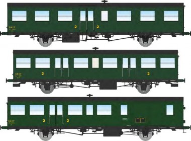 REE Modeles VB-546 SO Personenwagen-Set 3-tlg. Ep.3b 