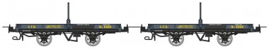 REE Modeles VM-036 CFD Flachwagen-Set 2-tlg. Htv Ep.1/2 