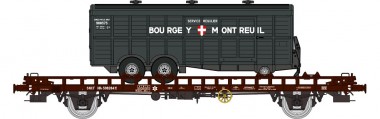 REE Modeles WB-619 SNCF Doppeltragwagen UFR beladen Ep.3 