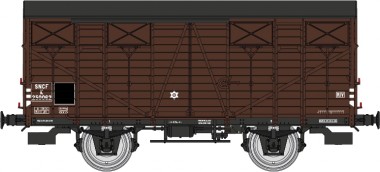 REE Modeles WB-690 SNCF gedeckter Güterwagen OCEM 19 Ep.3b 