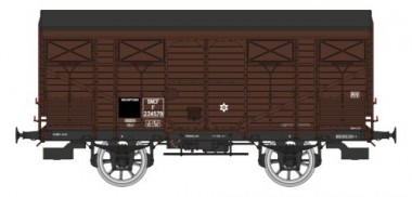 REE Modeles WB-740 SNCF gedeckter Güterwagen Ep.3b 