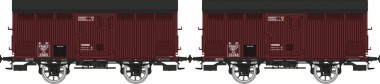REE Modeles WB-761 SNCF gedeckte Güterwagen-Set 2-tlg Ep.3a 