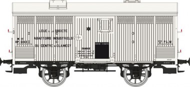 REE Modeles WB-767 PLM ABBATOIR DE CLAMECY Kühlwagen Ep.2 