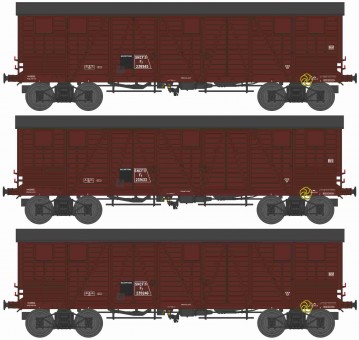 REE Modeles WB-910 SNCF Güterwagen-Set 3-tlg. TP Ep.3a 