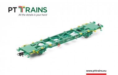 PT Trains PT100180 TRANSFESA Containertragwagen Lgnss Ep.6 