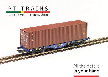 PT Trains PT100260 MODALIS Containerwagen Sgmmnss Ep.6 