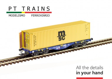 PT Trains PT100262 MODALIS Containerwagen Sgmmnss Ep.6 