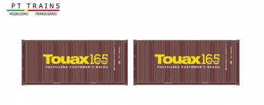 PT Trains PT190016 TOUAX 2-tlg. Set 20' Container 