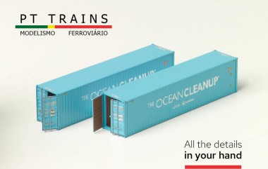 PT Trains PT190021 Set 2x40’HC Maersk -“The Ocean Clean Upö 