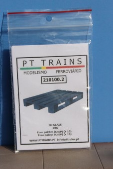 PT Trains PT210100.2 Europallets (Packung 10 Stück) blau 