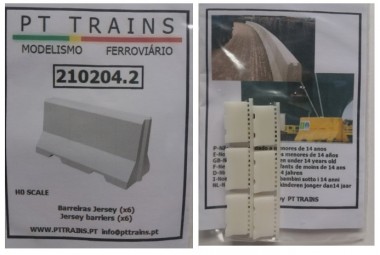 PT Trains PT210204.2 Jersey Schranke (weiß) 
