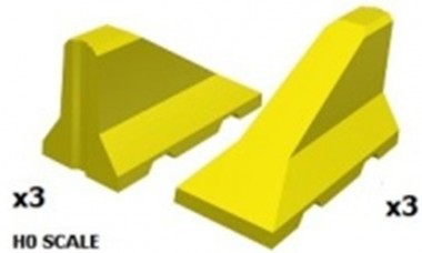 PT Trains PT210205.1 Jersey Schranke (gelb, Anfang und Ende) 