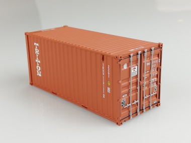 PT Trains PT820019.1 20ft DV Container TRITON (TRHU1191322) 