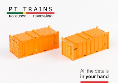 PT Trains PT820801 Set 2x Container 20´OT DP andere Nummer 
