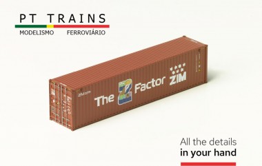 PT Trains PT840050.1 Container 40´HC ZIM (ZCSU7278098) 