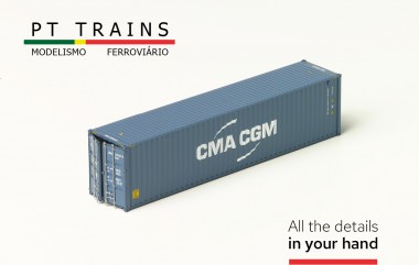 PT Trains PT840070 Container 40´HC CMA CGM (CMAU5245680) 