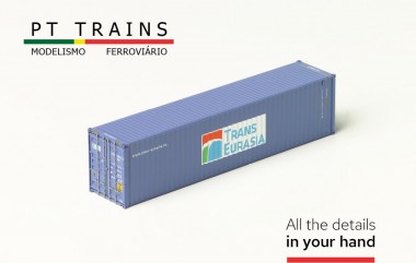 PT Trains PT840401.1 Container 40´HC TRANS EURASIA 