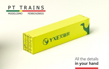PT Trains PT840402.2 Container 40´HC YIXINOU (YXEU1802305) 