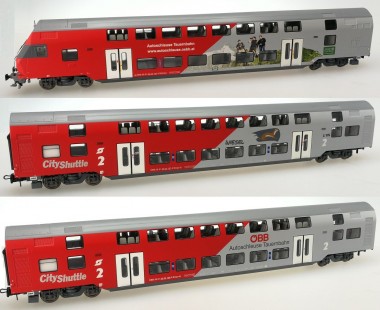 Jägerndorfer JC76700 ÖBB Doppelstockwagen-Set 3-tlg Ep.6 