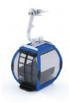Jägerndorfer JC82005 Seilbahn Kabine Omega IV/8 blau 