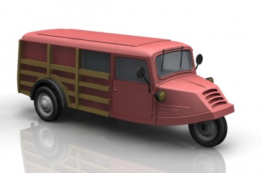 NPE NA88018 Goliath Dreirad GD750 Kombinationswagen 