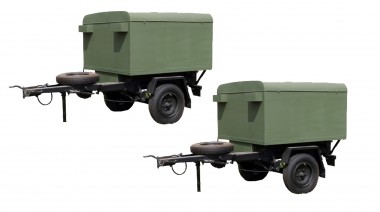 NPE NA88340 Anhänger TPE FSA Kasten Militär neutral 