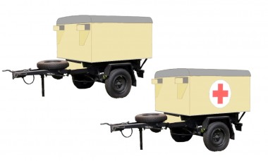 NPE NA88343 Anhänger TPE FSA Kasten DRK 